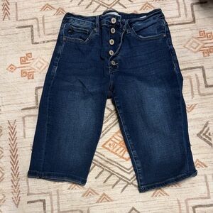 KanCan Dark Blue Jean Shorts